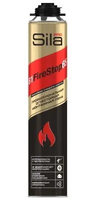 Пена монтажная огнестойкая Sila Pro B1 Firestop 65, 