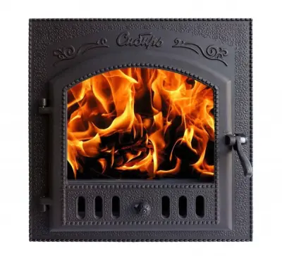 Дверка каминная "Сибирь"( окрашенная со стеклом 545*545) ДКГ-7АС ЕВРО Дверка каминная "Сибирь"( окрашенная со стеклом 545*545) ДКГ-7АС ЕВРО