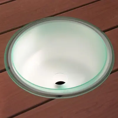 Шайка Cariitti Led, с водосливным отверстием