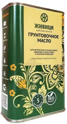 Грунтовочное масло. Антисептик «Живица» 1л