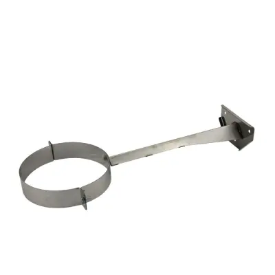 Телескопический стеновой кронштейн — 250 — L-400(200) - 680 мм — нерж 1,5 мм