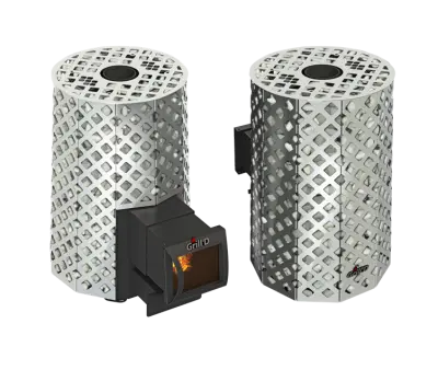 Фото Дровяная банная печь Grill'D Violet Steel Romb Long в магазине Woodson Фото Дровяная банная печь Grill'D Violet Steel Romb Long в магазине Woodson