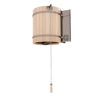 Обливное устройство для бани "Ливень" (+ деревянное обрамление "сосна")