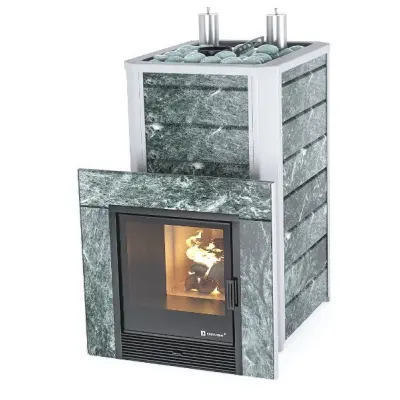 Фото Печь Изистим Ялта 35 К/2024  Змеевик в магазине Woodson