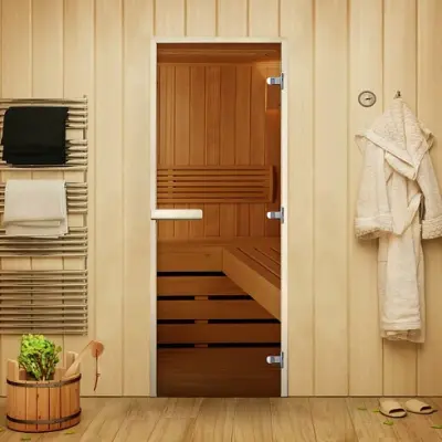 Дверь Сауна Элит бронза 2000*700, R, осина