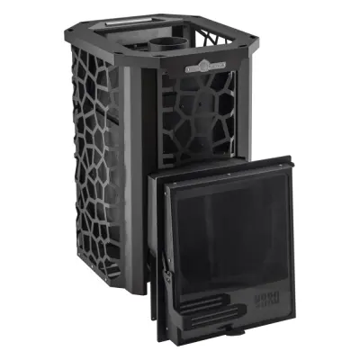 Фото Печь банная HARD 16L "Саванна" Панорама в магазине Woodson