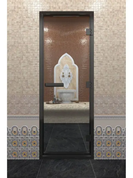 Комплект наличников Хамам Черный мат. 25мм 1900*700