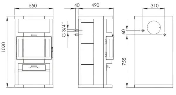 Фото Печь АНГАРА  Аква в магазине Woodson Фото Печь АНГАРА  Аква в магазине Woodson