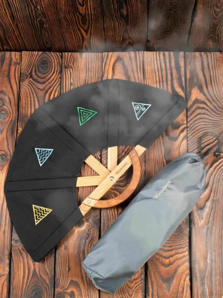 Веер для бани "Пятый элемент" Woodson, дуб, малый