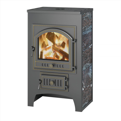 Фото Печь-Камин ВЕЗУВИЙ ПК-01 (205) с плитой, амфиболит 12 кВт (200 м3) Ø 150 мм в магазине Woodson Фото Печь-Камин ВЕЗУВИЙ ПК-01 (205) с плитой, амфиболит 12 кВт (200 м3) Ø 150 мм в магазине Woodson