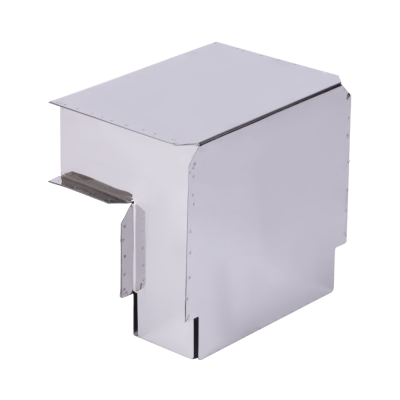 Угол КуБасту "Широкий" (вертикальный) — 90 гр — нерж 0,5 мм