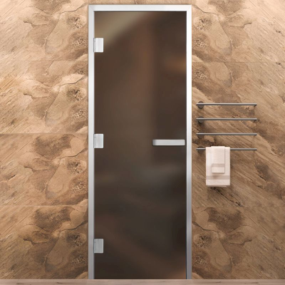 Дверь Хамам Элит бронза MATELUX 1900*700, R