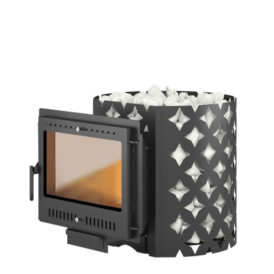 Фото Чугунная печь для бани ЭТНА 24 (Панорама) "М" в магазине Woodson