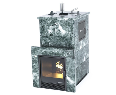 Фото Печь для русской бани Геленджик М2 в полноценном кожухе (змеевик) в магазине Woodson