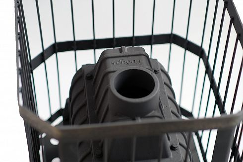 Фото Печь банная чугунная "Сибирь-20". Панорамная дверца (Сетка) в магазине Woodson