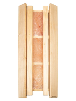 Абажур Woodson с гималайской солью 3 плитки, липа 770*310