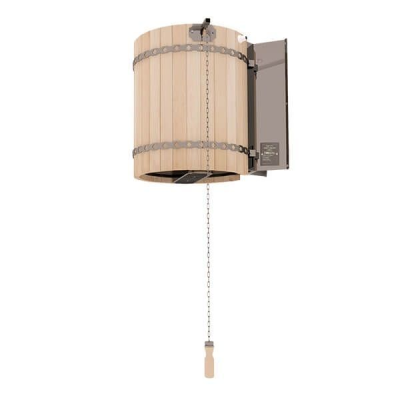 Обливное устройство для бани "Ливень" (+ деревянное обрамление "сосна")