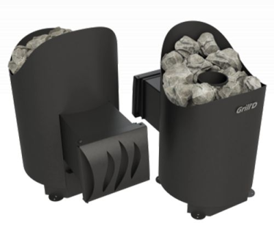 Фото Дровяная банная печь Grill'D Aurora Mini Long (дверца без стекла) в магазине Woodson Фото Дровяная банная печь Grill'D Aurora Mini Long (дверца без стекла) в магазине Woodson