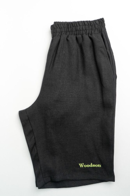 Шорты банщика Woodson, чёрный лён (46-48)
