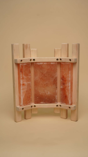 Абажур Woodson тройной с гималайской солью, ольха