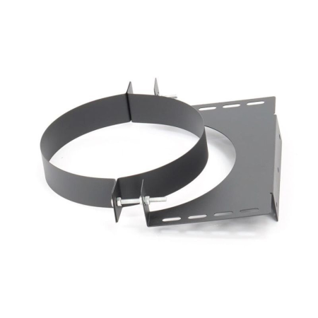 Фото Дымоход ТиС выход через СТЕНУ (термоэмаль-чёрная) 