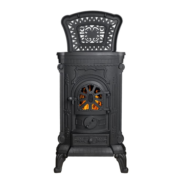 Фото Печь-камин Везувий А-07 "Антрацит" в магазине Woodson Фото Печь-камин Везувий А-07 "Антрацит" в магазине Woodson