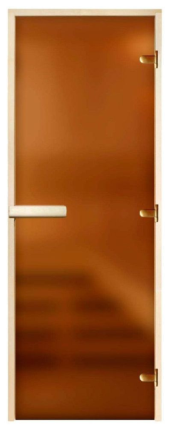 Дверь Элит Бронза Матовая 1900*700 (3п,8мм) R, без порога