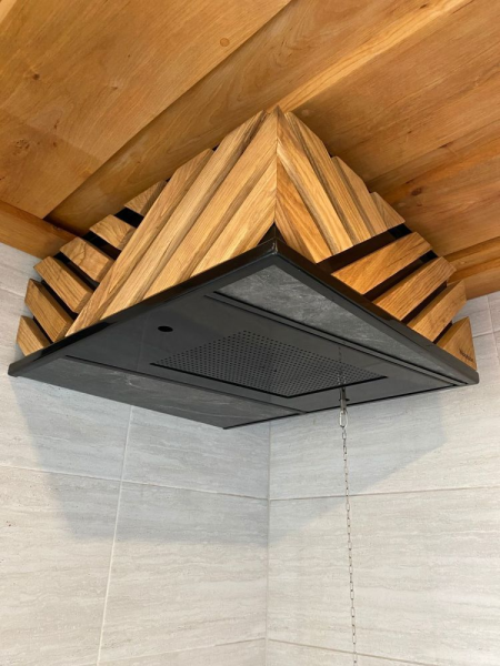 Обливное устройство КАСКАД 20 в ОБЛИЦОВКЕ WOODSON