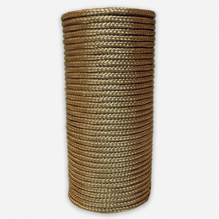Шнур базальтовый плетеный, 4мм (бухта 25м)