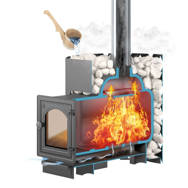 Фото Чугунная печь для бани ЭТНА Стандарт 18 (ДТ-4С) в магазине Woodson Фото Чугунная печь для бани ЭТНА Стандарт 18 (ДТ-4С) в магазине Woodson