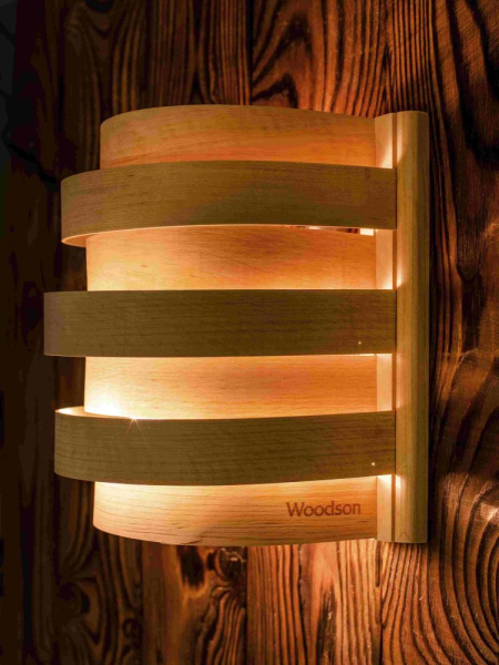 Абажур Woodson S3 прямой "Компакт", ольха