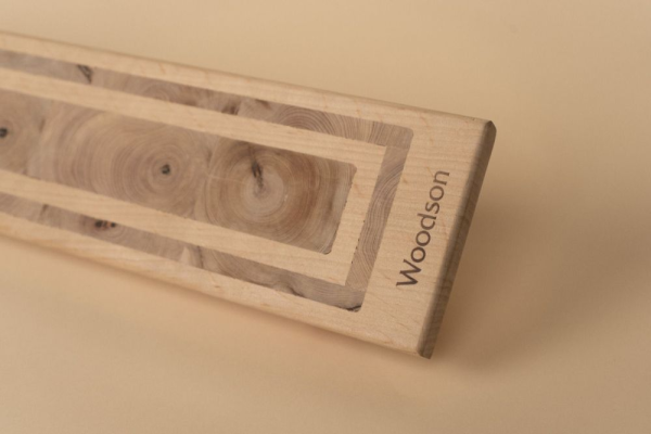 Светильник Woodson FIJI Line угловой со светодиодной лентой, Ольха (24V)