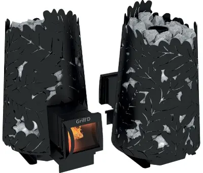 Фото Дровяная банная печь Grill'D Dubravo 180 Long (дверца со стеклом) в магазине Woodson Фото Дровяная банная печь Grill'D Dubravo 180 Long (дверца со стеклом) в магазине Woodson