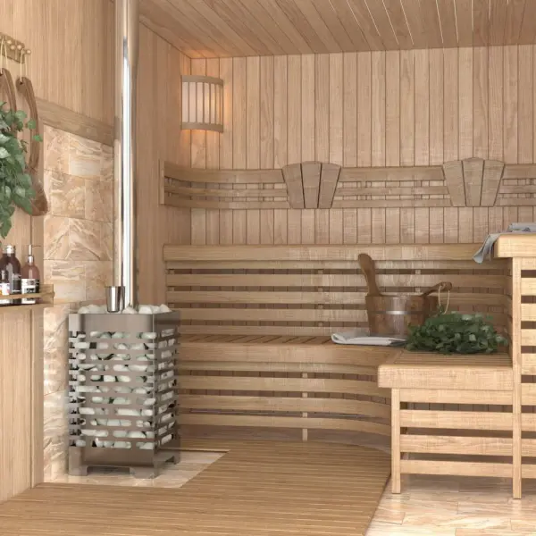 Фото Печь для бани ASTON 20 НЕРЖ. стекло в магазине Woodson