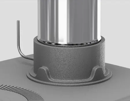 Фото Печь- камин отопительно-варочная "Бахта" (цв. черный) в магазине Woodson