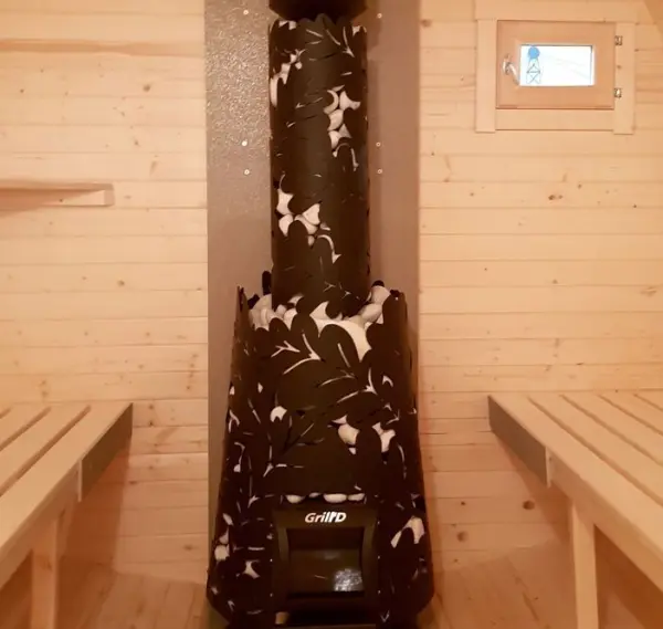 Фото Дровяная банная печь Grill'D Dubravo 180 Long (дверца со стеклом) в магазине Woodson Фото Дровяная банная печь Grill'D Dubravo 180 Long (дверца со стеклом) в магазине Woodson