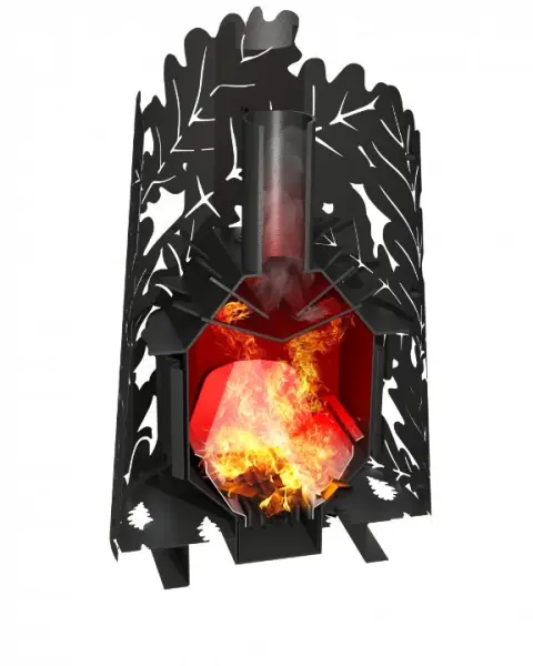 Фото Дровяная банная печь Grill'D Dubravo 180 Window (дверца со стеклом) в магазине Woodson Фото Дровяная банная печь Grill'D Dubravo 180 Window (дверца со стеклом) в магазине Woodson